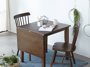 Expandable Folding Wood Table Model 3D