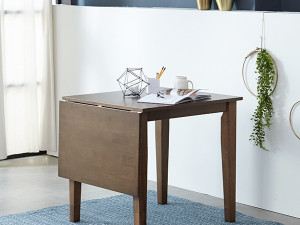 Expandable Folding Wood Table Model 3D