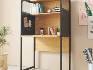 स्टील मेश वाचनालय डेस्क 3D मॉडल