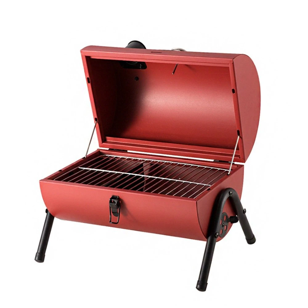 Portable Camping Mini BBQ Grill Brazier 3D Model .c4d .max .obj .3ds .fbx .stl .blend 