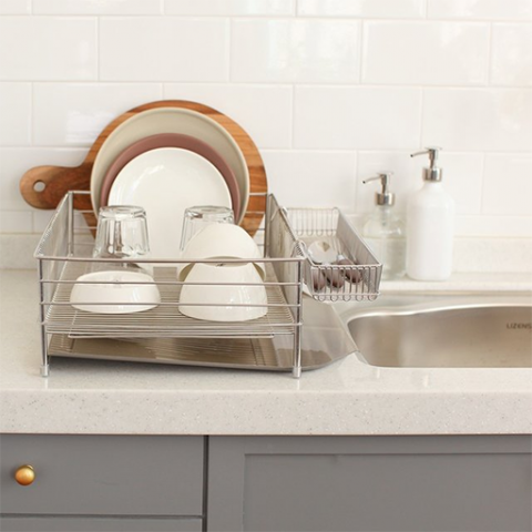 Moment stainless dish drying rack 3D Model .c4d .max .obj .3ds .fbx .stl .blend 