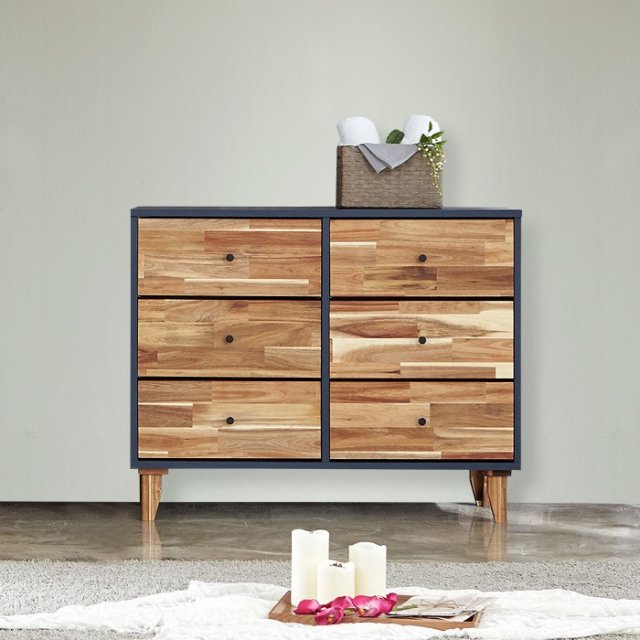 Vince solid wood chest of drawers 1000 GRW003C 3D 模型 .c4d .max .obj .3ds .fbx .stl .blend
