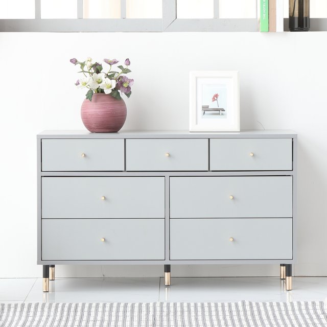 Mystic 1200 7-tier wide chest of drawers 3D Modell .c4d .max .obj .3ds .fbx .stl .blend 