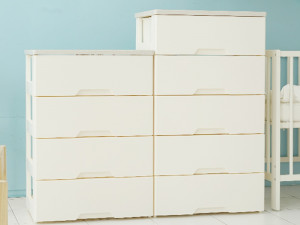 Tier Plastic Chest of drawers Modelo 3D
