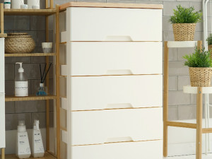 Tier Plastic Chest of drawers 3D Model