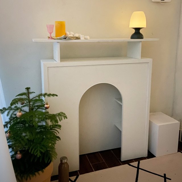 Pica Vaulted Fireplace Interior Shelving Cabinet 3D Model .c4d .max .obj .3ds .fbx .stl .blend 