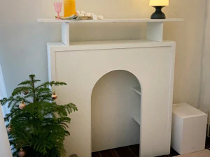 Kabinet Rak Interior Perapian Berkubah Pica Model 3D