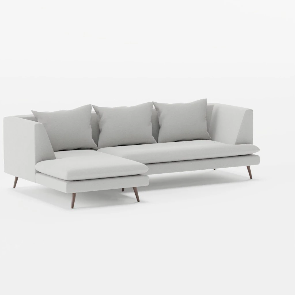 Dryade Elisa Sofa 3D Model .c4d .max .obj .3ds .fbx .stl .blend 