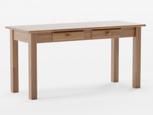 Wood desk 3D Model