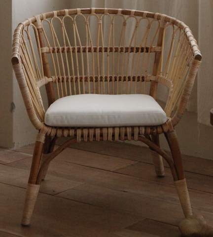 Rattan 1 seats sofa 3D Model .c4d .max .obj .3ds .fbx .stl .blend