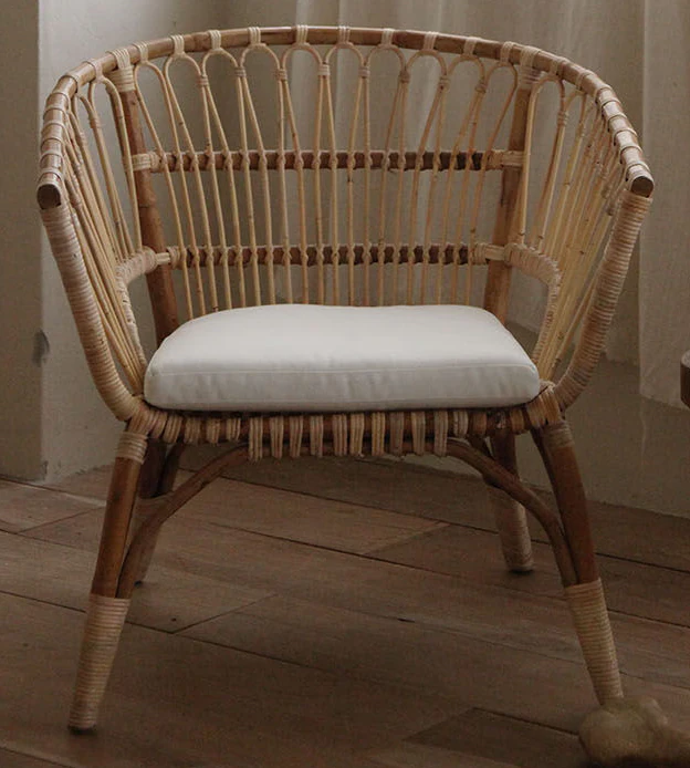 Rattan 1 seats sofa 3D Model .c4d .max .obj .3ds .fbx .stl .blend 