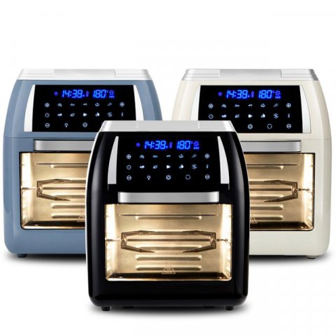 14L Large Capacity Stainless Steel Air Fryer Oven 3D Model .c4d .max .obj .3ds .fbx .stl .blend 