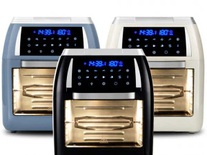 Forno per friggitrice ad aria in acciaio inossidabile di grande capacit&agrave; da 14 litri Modello 3D