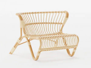 FOX CHAIR Antique 3D Model