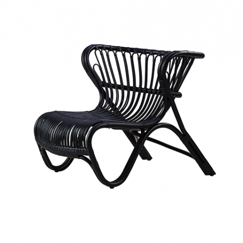 FOX CHAIR Black 3D Model .c4d .max .obj .3ds .fbx .stl .blend 
