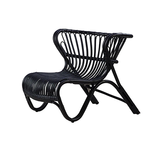 FOX CHAIR Black 3D Model .c4d .max .obj .3ds .fbx .stl .blend