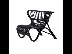 FOX CHAIR Black 3D Model
