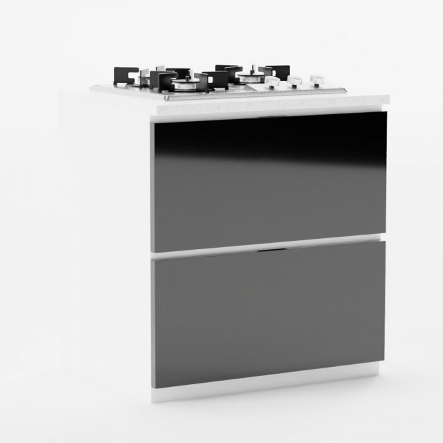 GAS COOKER CABINET Modelo 3D .c4d .max .obj .3ds .fbx .stl .blend 