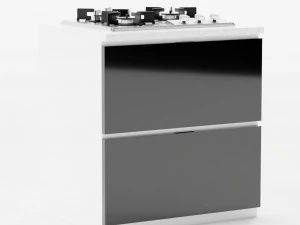 SZAFKA NA KUCHENĘ GAZOWĄ Model 3D