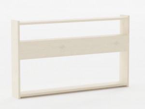Table in the gap behind the wooden sofa Modelo 3D