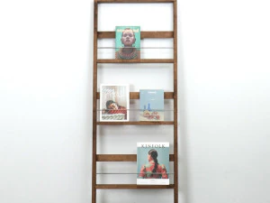 Flat wood magazine rack 3D Model