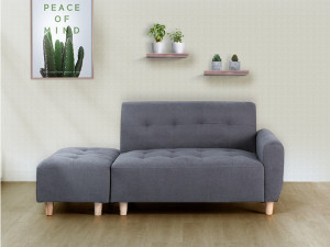 Tarith Fabric 2 Seater Sofa Set 3D Model