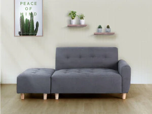 Tarith Fabric 2 Seater Sofa Set 3D Model