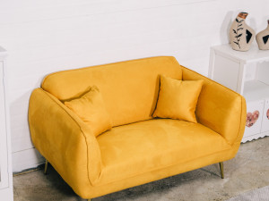 Reno 2 seater Aquatex design sofa 3D Model