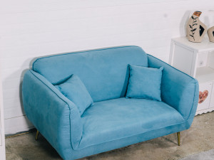Reno 2 seater Aquatex design sofa 3D Model