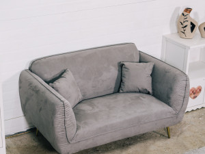 Reno 2 seater Aquatex design sofa 3D Model
