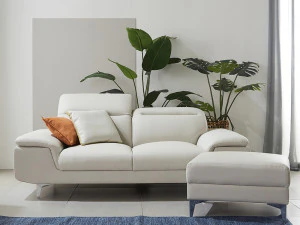 Miel 3人摇头真皮沙发 3D 模型