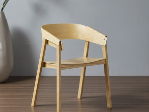 Cover black arm chair 3D Model