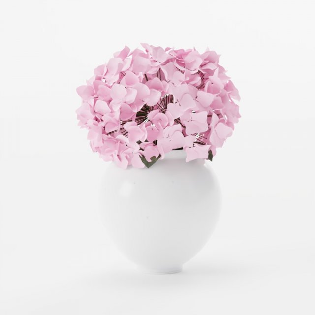 Hydrangea bouquet 3Dモデル .c4d .max .obj .3ds .fbx .stl .blend 