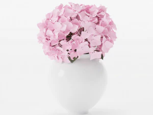 あじさいの花束 3Dモデル