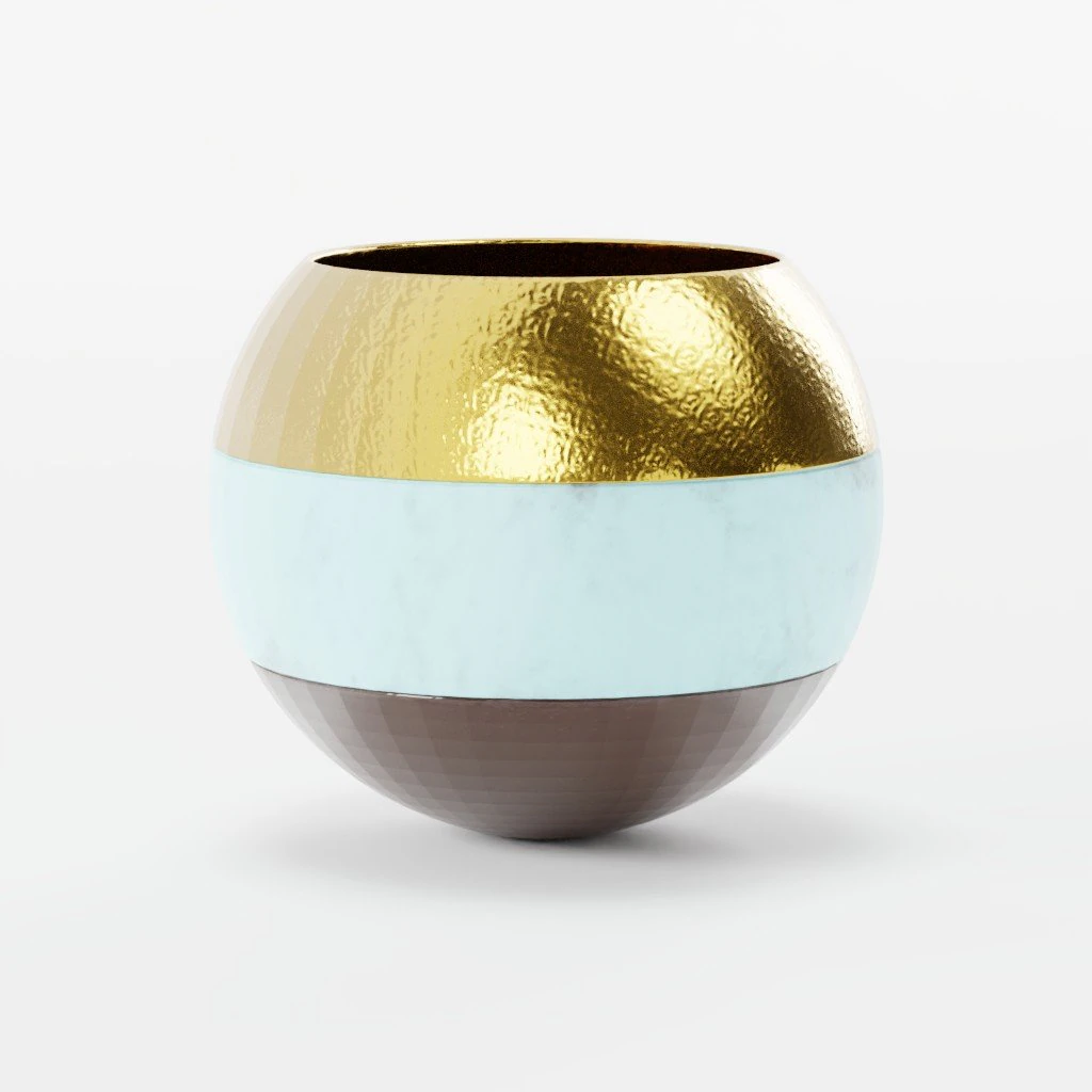 Jatra Bronto 250 Vase 3D Model .c4d .max .obj .3ds .fbx .stl .blend 