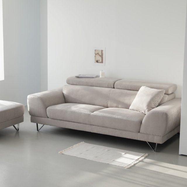 Aqua fabric Ron 3-seater sofa Modèle 3D .c4d .max .obj .3ds .fbx .stl .blend 
