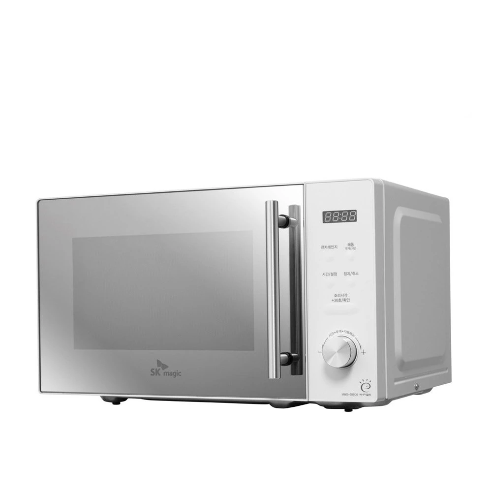 Luxury 20L button-type microwave oven 3D Model .c4d .max .obj .3ds .fbx .stl .blend