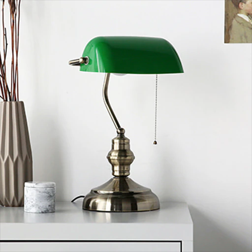 Morgan Bankers Table Lamp 3D Model .c4d .max .obj .3ds .fbx .stl .blend 