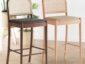 Nadal Rattan Bar Chair Modèle 3D
