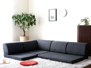 Lily fabric sofa 3D Model