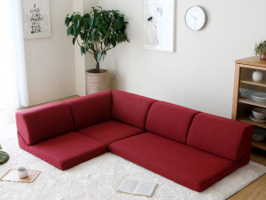 Lily fabric sofa Model 3D