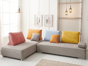 3-seater fabric sofa 3D Model