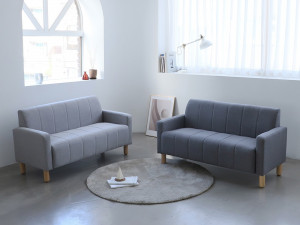 Honi 2 person fabric sofa 3D Model