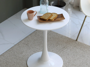 Florence white round table dining table 600 3D 模型