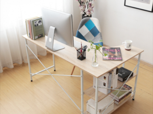 1400 1 person computer study iron desk 3D 模型