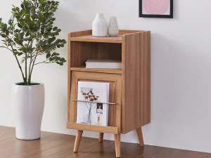 Hazel flap door side table 3D Model