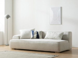Style Clean Washable Fabric Sofa Model 3D