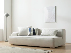 Style Clean Washable Fabric Sofa 3D Model