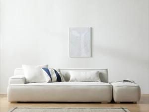 Style Clean Washable Fabric Sofa 3D Model
