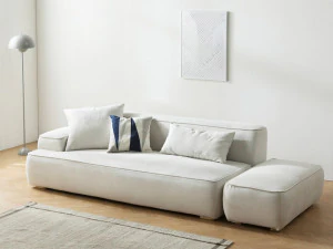 Style Clean Washable Fabric Sofa 3D Model